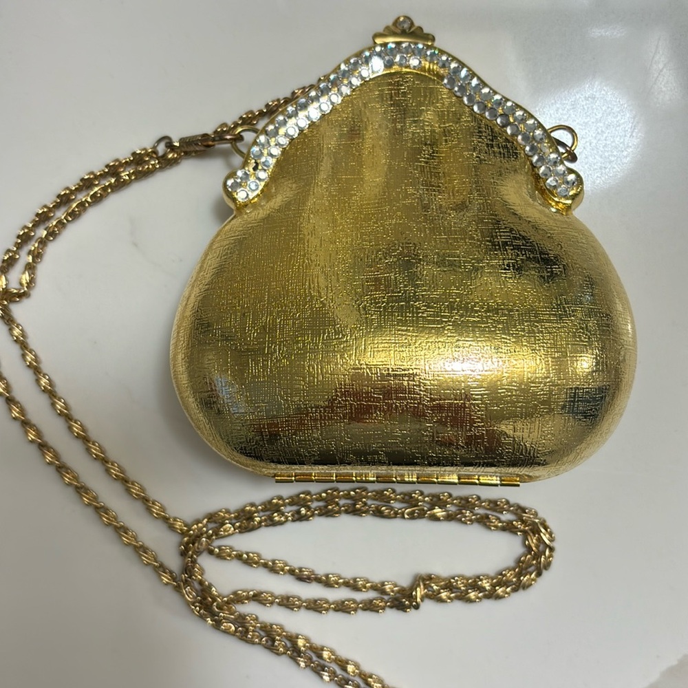 Columbine Gold evening purse
